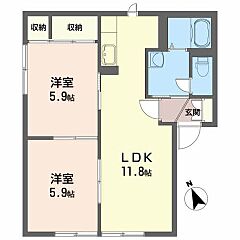 物件の間取り