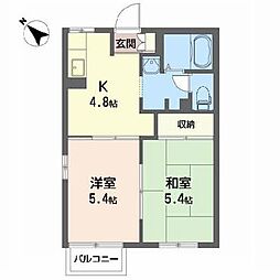 ディアス-ZENC 2Kの間取図画像