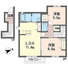 物件の間取り