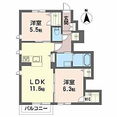 物件の間取り
