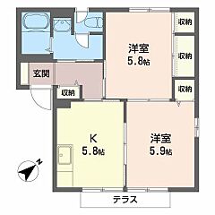 物件の間取り