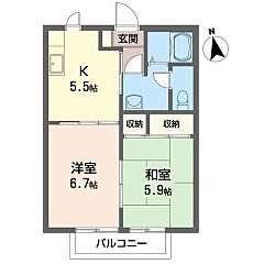 物件の間取り
