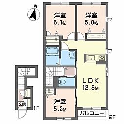間取図画像 3LDK