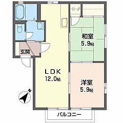 物件の間取り