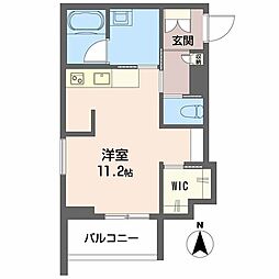 ブリリア長町 ワンルームの間取図画像
