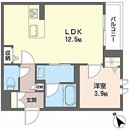 間取図画像 1LDK