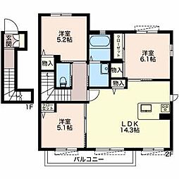 間取図画像 3LDK