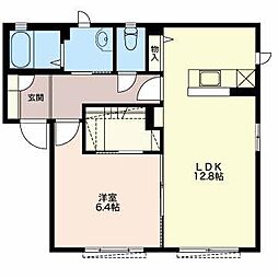 フローラエム 1LDKの間取図画像
