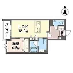 間取図画像 1LDK