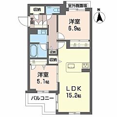 物件の間取り