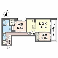 物件の間取り