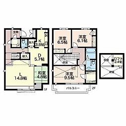フォーシーズンズ 3LDKの間取図画像