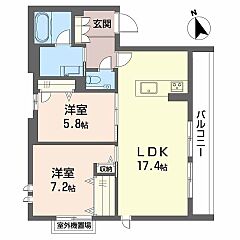 物件の間取り
