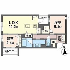 物件の間取り