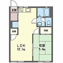間取図画像 1LDK