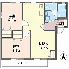 物件の間取り