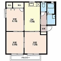 物件の間取り