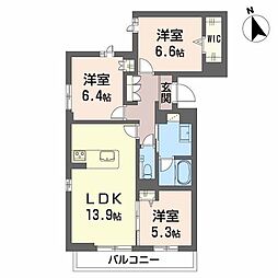 Lien 3LDKの間取図画像
