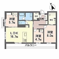 物件の間取り