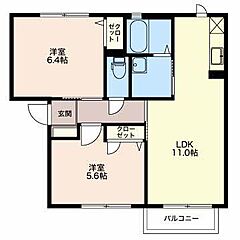 物件の間取り