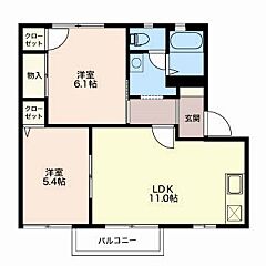 物件の間取り