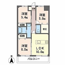 エトワール更紗 3LDKの間取図画像