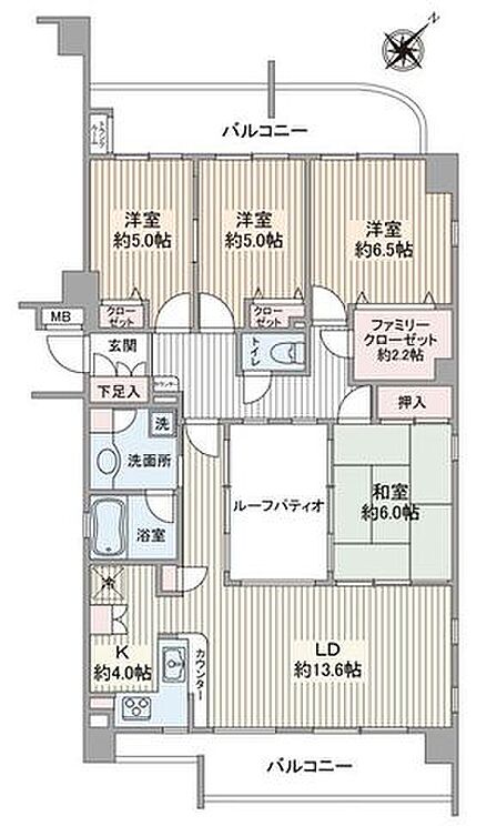 4LDK 間取り