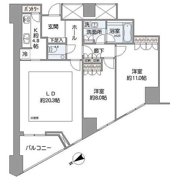 間取りを拡大表示
