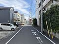 前面道路写真撮...