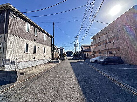 南西側前面道路...