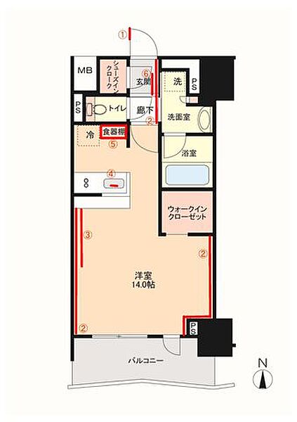 間取りを拡大表示