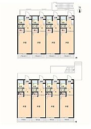 セントフロー 1Kの間取図画像
