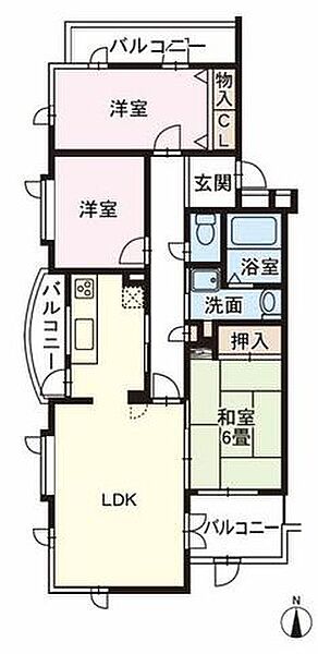 間取りを拡大表示