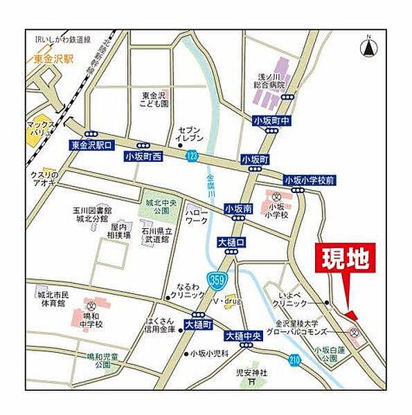 地図を拡大表示