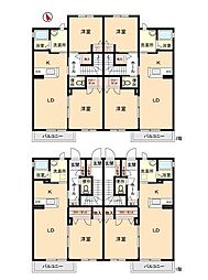 メルシー 1LDKの間取図画像