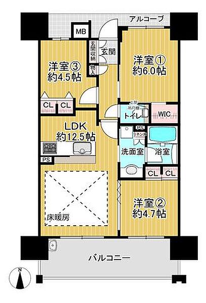 間取りを拡大表示