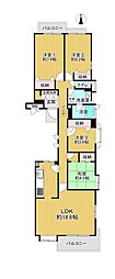 ファミーユ御影堂ノ裏 4LDKの間取図画像