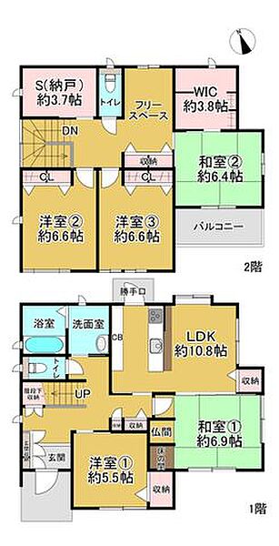 間取りを拡大表示