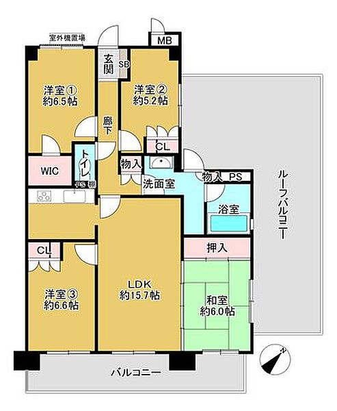 間取りを拡大表示