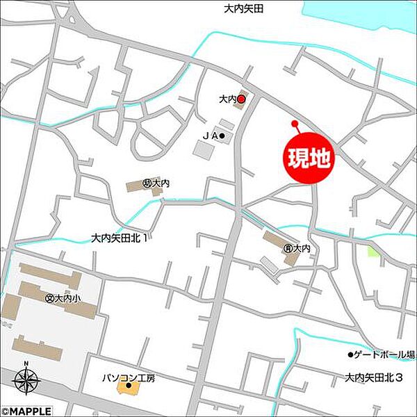 地図を拡大表示
