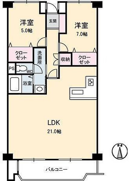 間取りを拡大表示