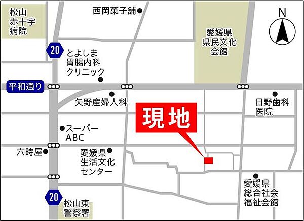 地図を拡大表示