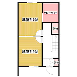 ボンボネーラ 2LDKの間取図画像