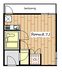 間取図画像 ワンルーム