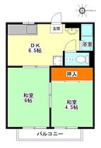 若竹荘 103 ｜ 徳島県鳴門市撫養町南浜字蛭子前東33-3（賃貸アパート2DK・1階・35.00㎡） その2