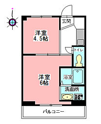 ヴィラナリー撫養2号棟 2階