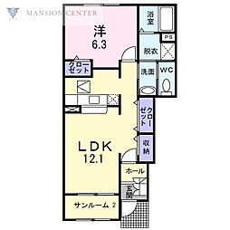 間取図画像 1LDK