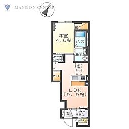 フィグ・ガーデン 1LDKの間取図画像