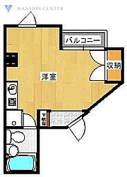 ロマーヌ新石山 ワンルームの間取図画像
