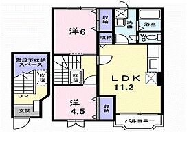 長野県埴科郡坂城町大字中之条（賃貸アパート2LDK・2階・60.19㎡） その2